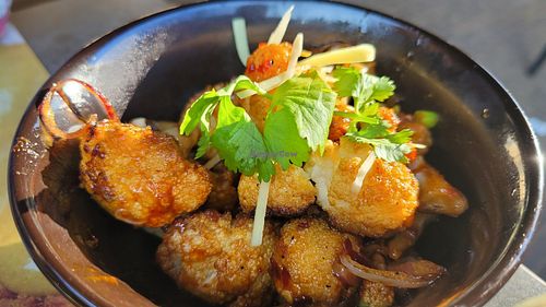 Bang bang cauliflower at Wagamama in Exeter