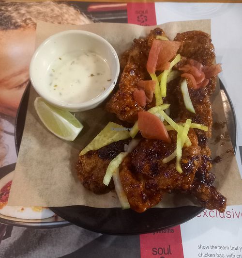 Fried firecracker vegan chicken at Wagamama - Fort Shopping Park in Glasgow