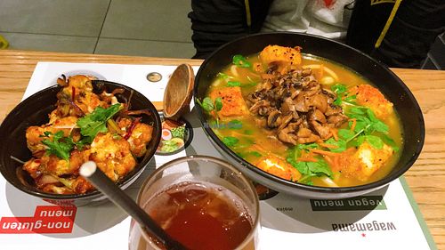 bang bang cauliflower & ramen at Wagamama - Great Marlborough in London