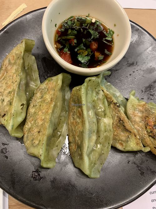 Vegan Gyoza at Wagamama - Wigmore St in London