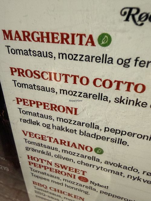 vegetarian  at Peppes Pizza - Stortorget in Tromsoe