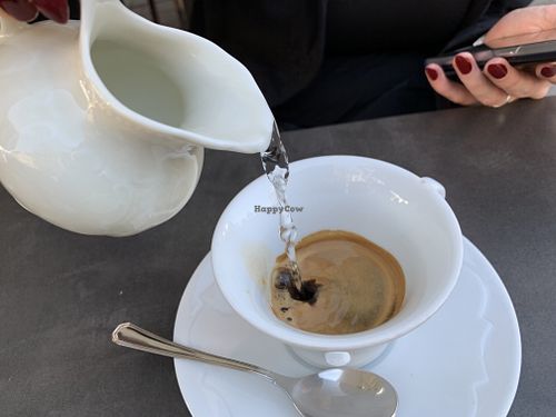 americano at Eiscafe Dolomiti in Konstanz