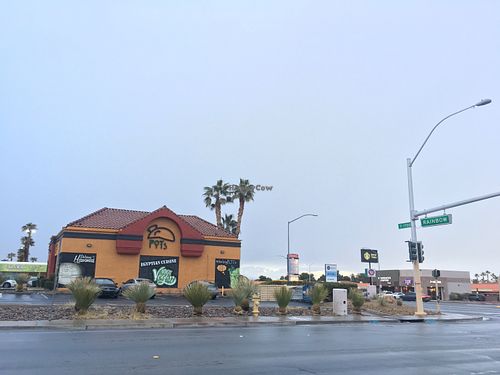 Heading South on Rainbow it’s impossible to see.  at POTs - Cloud Kitchen in Las Vegas