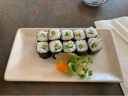 Avomaki roll at Ocean Sushi Deli in Monterey