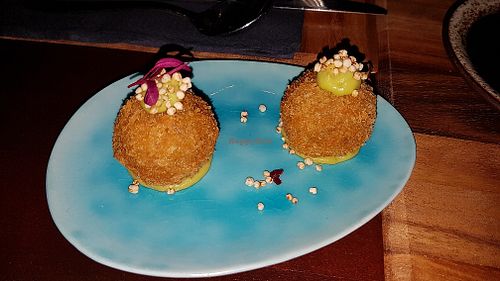 lentil balls at Stokey Veg Vegan in North London