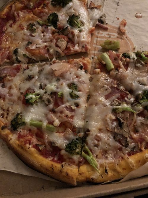 Veg out pizza at Blaze Pizza in Lompoc