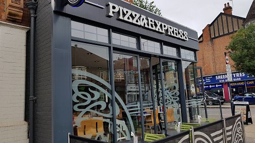 Outside at Pizza Express - Upper Richmond in South West London