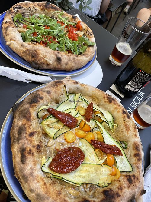 Pizza veg veg and pizza Vegan  at Timilia in Palermo