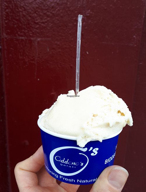 Banana sorbet at Oddono's in West London