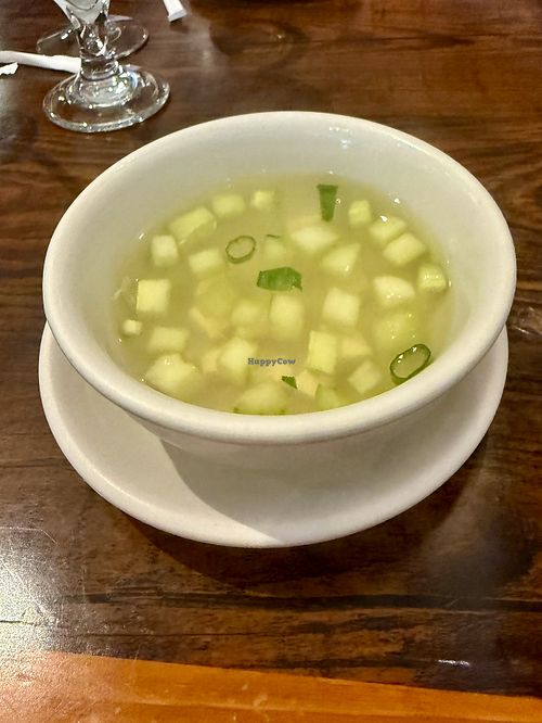 House Specialty Cucumber Soup at Rice Thai  in Boynton Beach