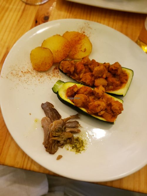 Vegan Bolognese at Raices in Pamplona