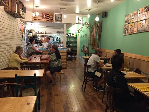 Inside  at Raices in Pamplona