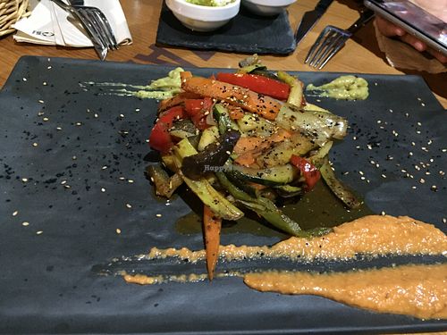Wok de verduras  at Raices in Pamplona