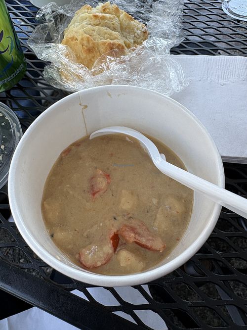 Vegan Island Chowder  at Infinite Soups in Tacoma