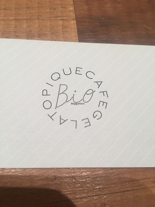 Logo at Gelato Pique Cafe in Kyoto