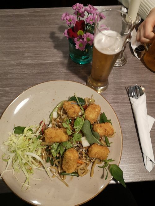 Tempura Tofu dish at Nammi in Berlin