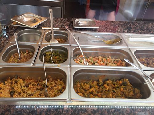 Toppings at Kumpir The Happy Potato in Luxembourg City