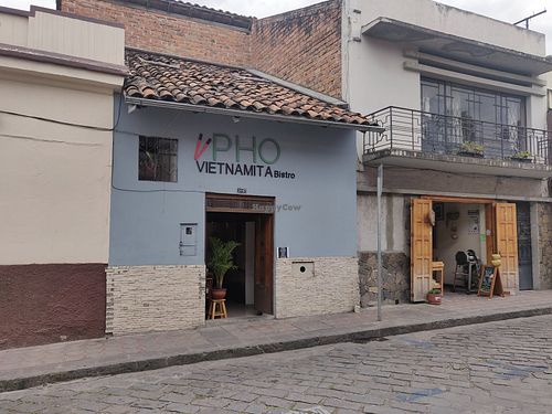 Outside at Pho Vietnamita in Cuenca