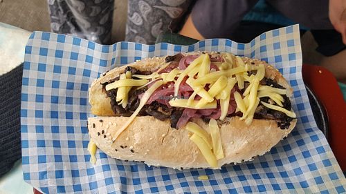 Extra cheese at Vausages in Lichfield