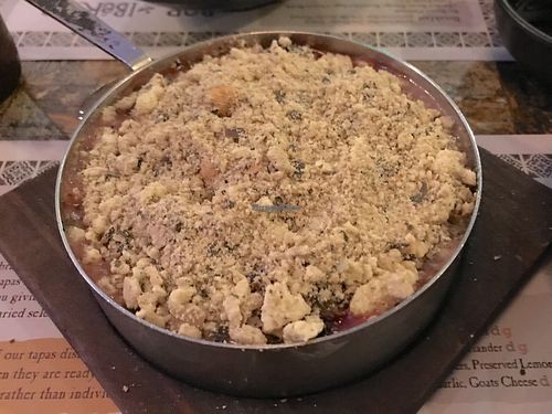 Vegan blue cheese dish at Bar Iberico in Nottingham