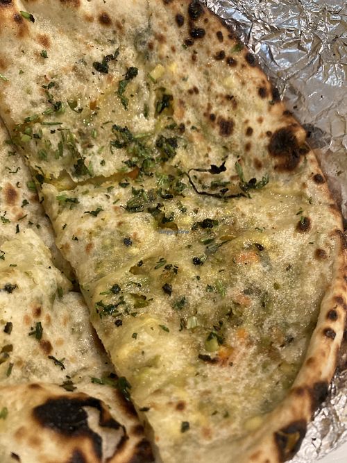 Stuffed masala kulcha with mix veg stuffing - good  at Mr Naan & Mrs Idly in Kuala Lumpur