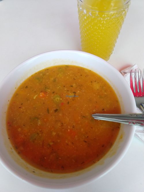 Soup of the day at Rico Pues in Bucaramanga