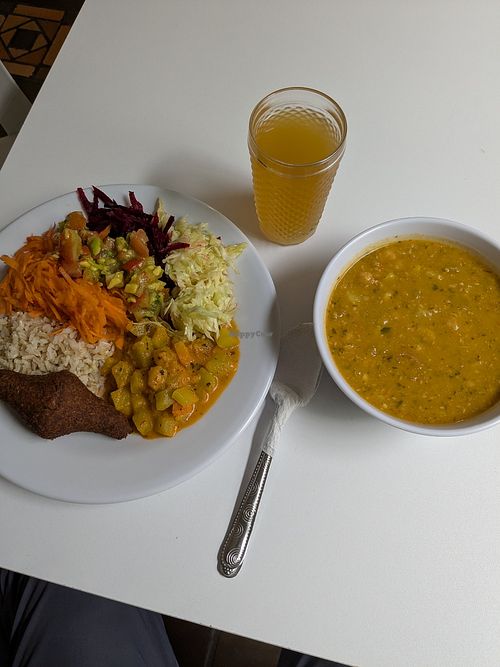 Meal of the day at Rico Pues in Bucaramanga