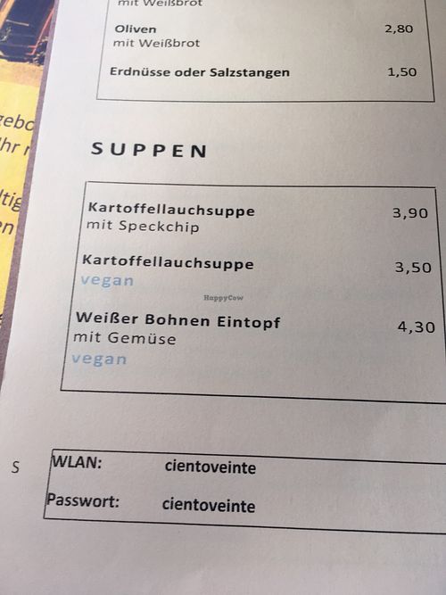 soups  at 120 Cientoveinte in Hannover