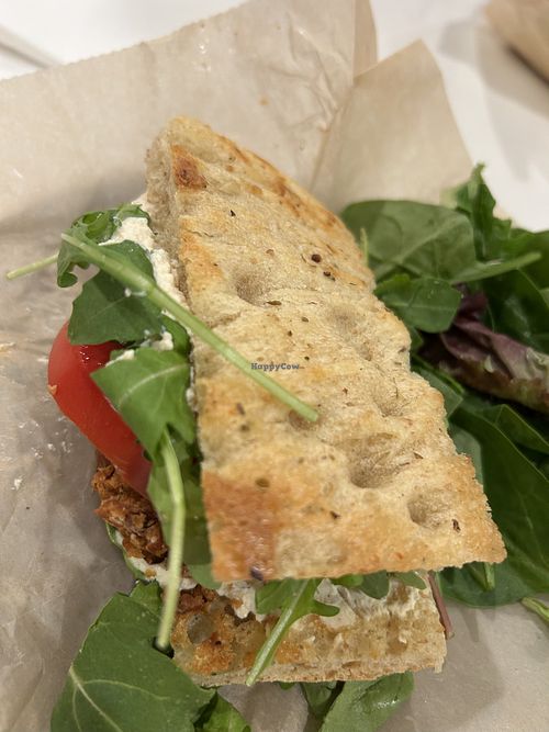 Vegan breakfast sandwich   at Sugar & Twine in Richmond