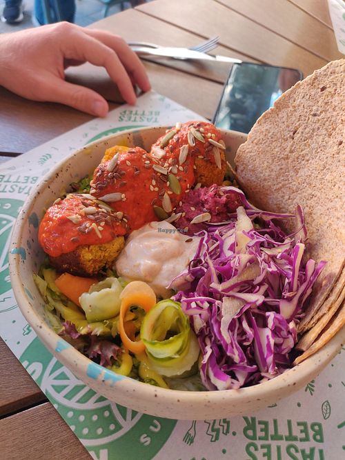 Buddha bowl at Rubik's Superfood & Coffee in Patras