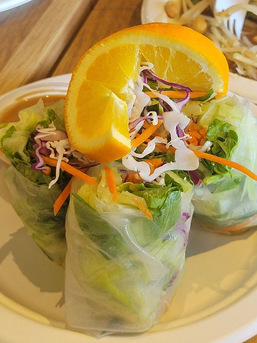 Fresh rolls at Thai East Wind in Santa Monica