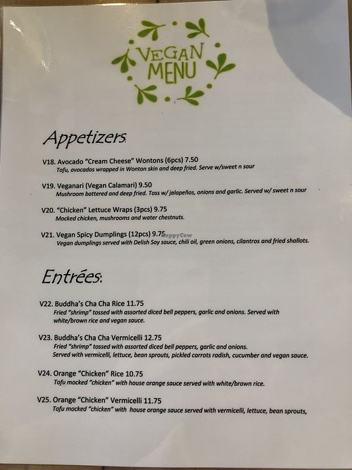 fully vegan menu at Delish in Temecula