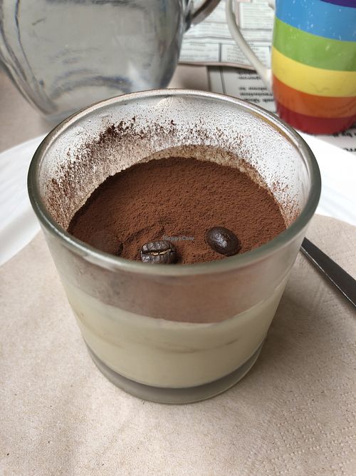 Tiramisu  at Antonio's Kitchen in East London