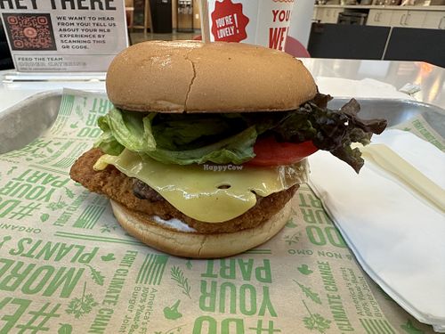 Small but tasty burger.  at Next Level Burger - Potrero Hill in San Francisco