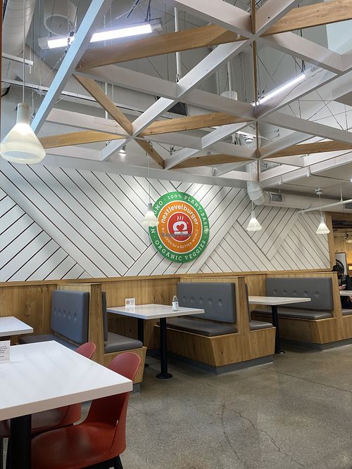 Booth Style Seating Plenty of Space  at Next Level Burger - Potrero Hill in San Francisco