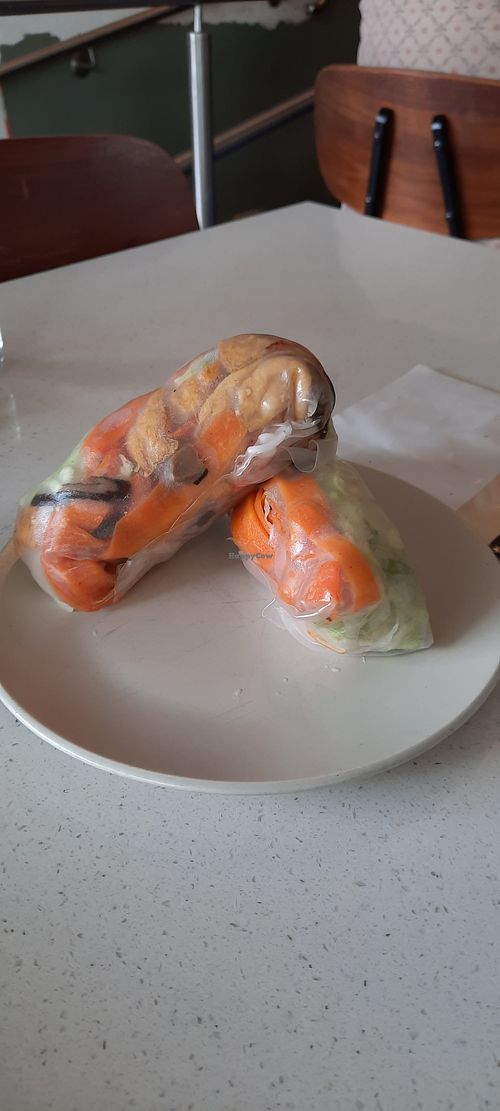 Rice vegan rolls at Eat Fuh in Marrickville