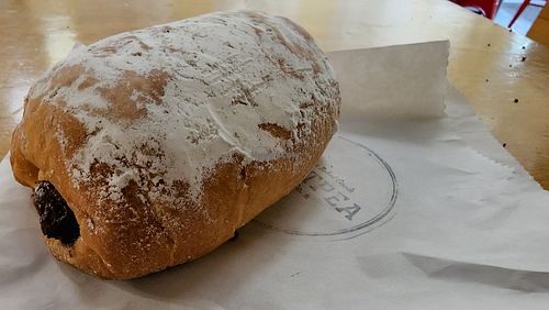 Chocolate croissant at Sweetpea Baking Company in Portland