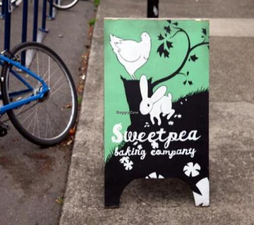 Sweetpea Baking Company signage at Sweetpea Baking Company in Portland