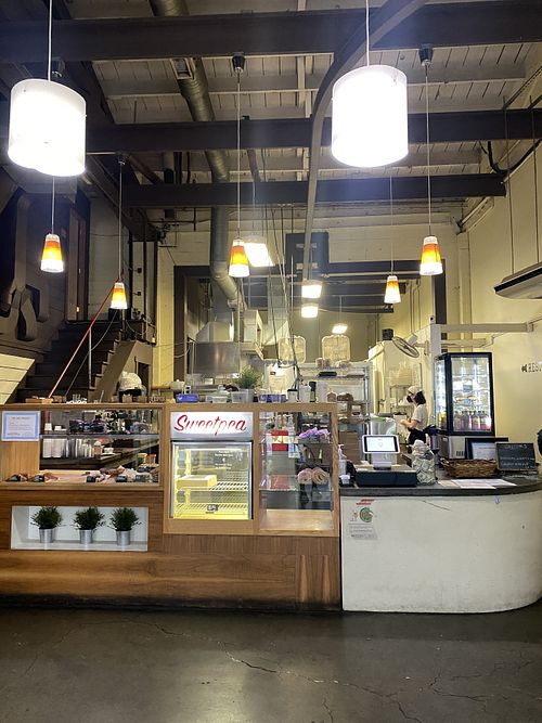Industrial Interior w/Ordering Station  at Sweetpea Baking Company in Portland