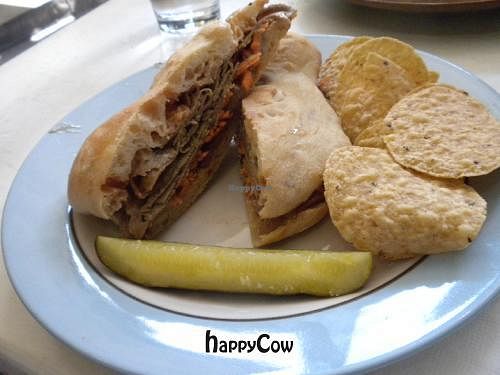 BBQ Seitan Panini Special at Sweetpea Baking Company in Portland