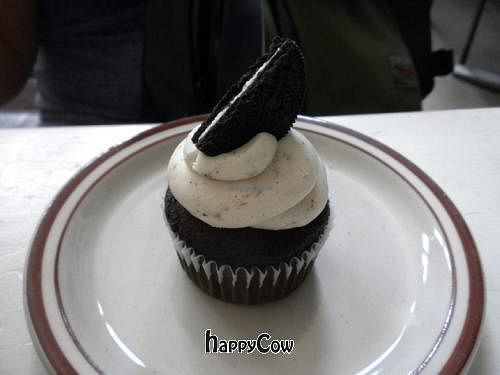 Cookies and Cream Cupcake at Sweetpea Baking Company in Portland