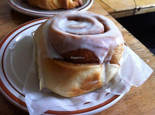 Cinnamon bun! at Sweetpea Baking Company in Portland