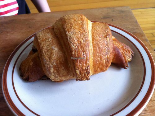 Croissant with field roast inside! at Sweetpea Baking Company in Portland