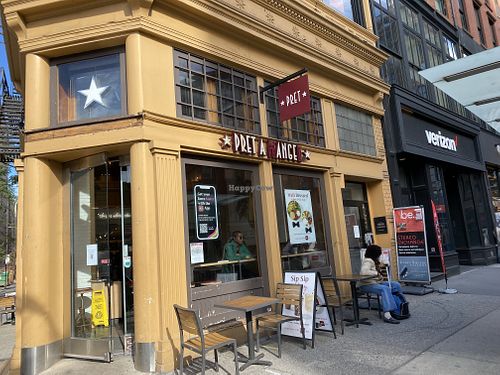 outside corner  at Pret A Manger - Union Square in New York City