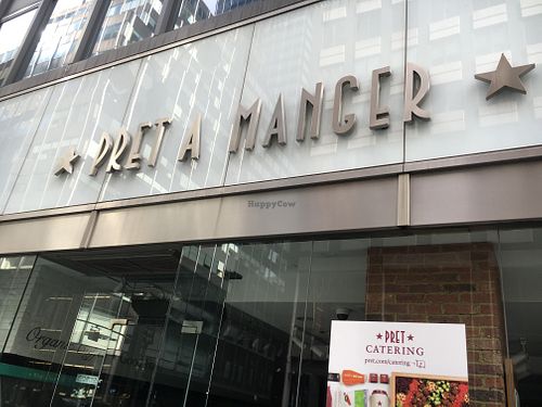 Front entrance at Pret A Manger - Lexington & 47th in New York City