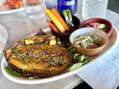 Japanese eggplant   at Enoteca Maria in Staten Island