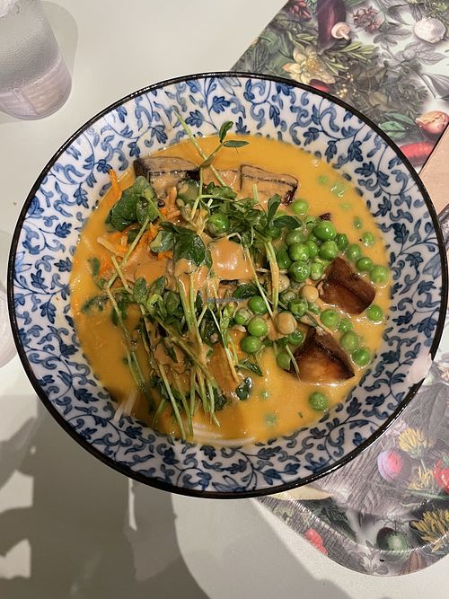 Miso noodle soup with tofu at Le Botaniste - Soho in New York City