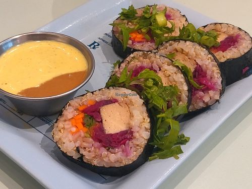 Vegetable sushi at Le Botaniste - Soho in New York City