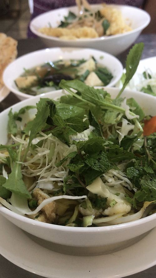 Yellow noodle soup at Sala in Ho Chi Minh City