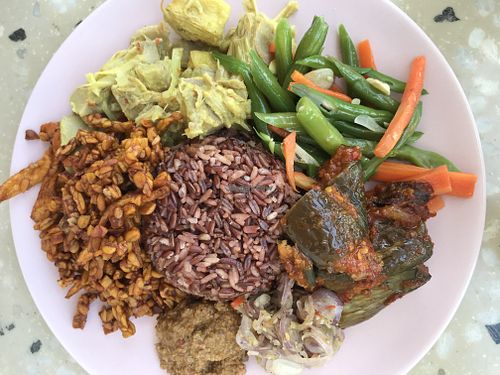 Nasi campur at Give Cafe in Canggu